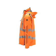 Téli kabát CLIMASCOT®, könnyű téli kabát, hi-vis narancs/fekete-kék