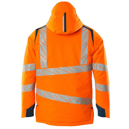 Téli kabát CLIMASCOT®, könnyű téli kabát, hi-vis narancs/sötét petróleum