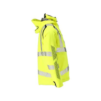 Téli kabát CLIMASCOT®, könnyű téli kabát, hi-vis sárga/fekete-kék