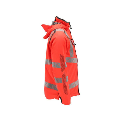 CLIMASCOT® téli kabát, könnyű téli kabát, hi-vis vörös/sötét antracit