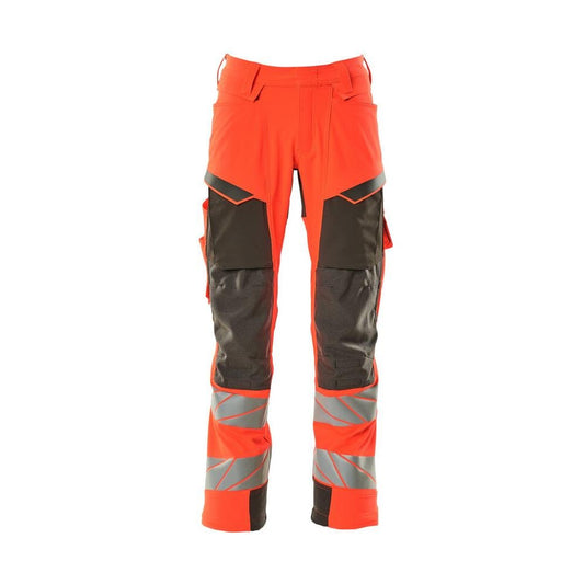 Nadrág térdzsebekkel, ULTIMATE STRETCH nadrág, hi-vis piros/sötét antracit