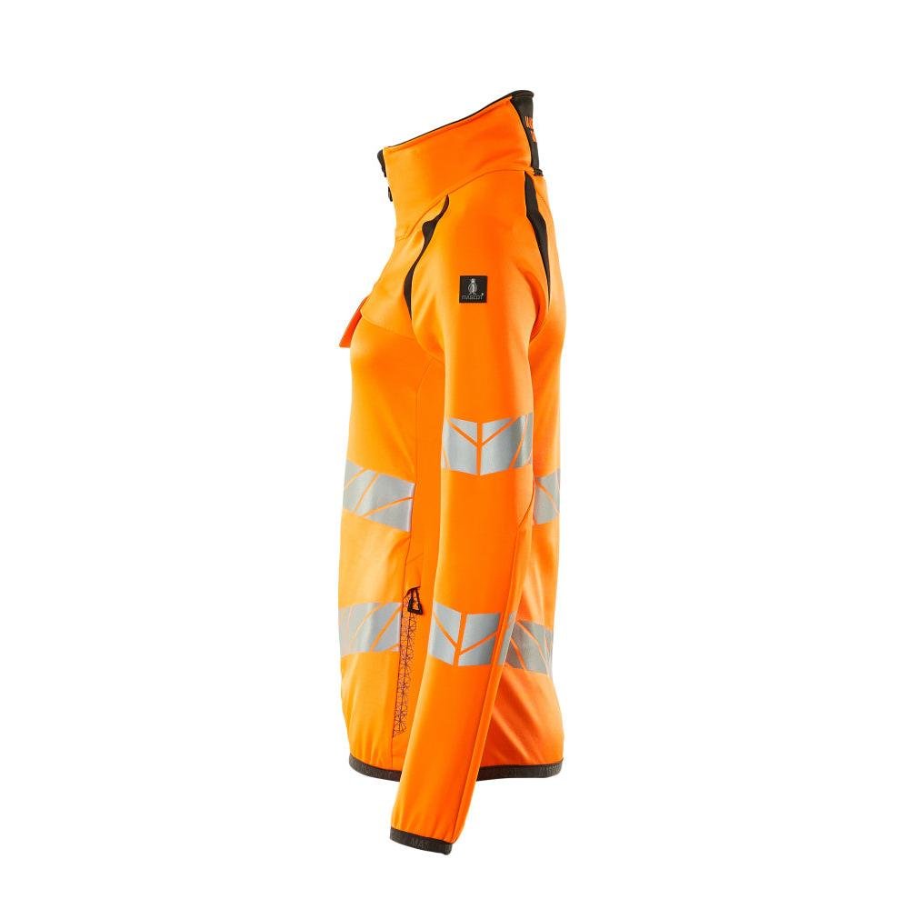 Polár pulóver cipzárral, női mikropolár kabát Multisafe