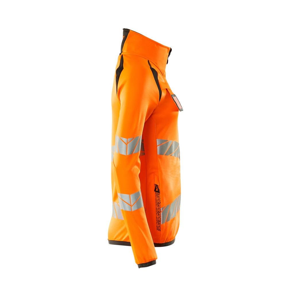 Polár pulóver cipzárral, női mikropolár kabát Multisafe