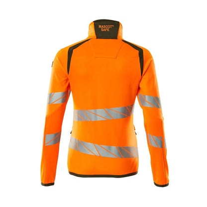 Polár pulóver cipzárral, női mikropolár kabát Multisafe