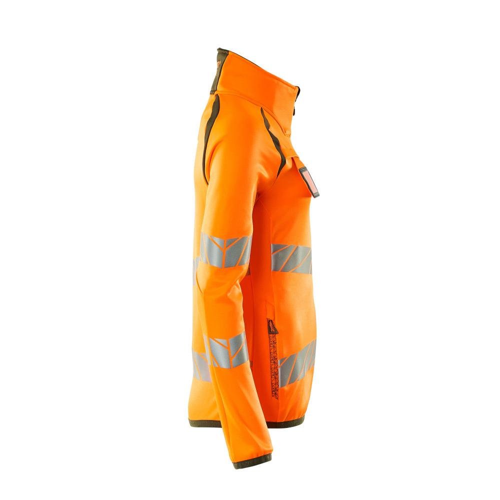 Polár pulóver cipzárral, női mikropolár kabát Multisafe