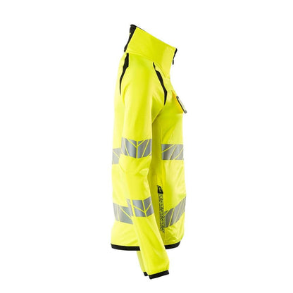 Polár pulóver cipzárral, női mikropolár kabát Multisafe