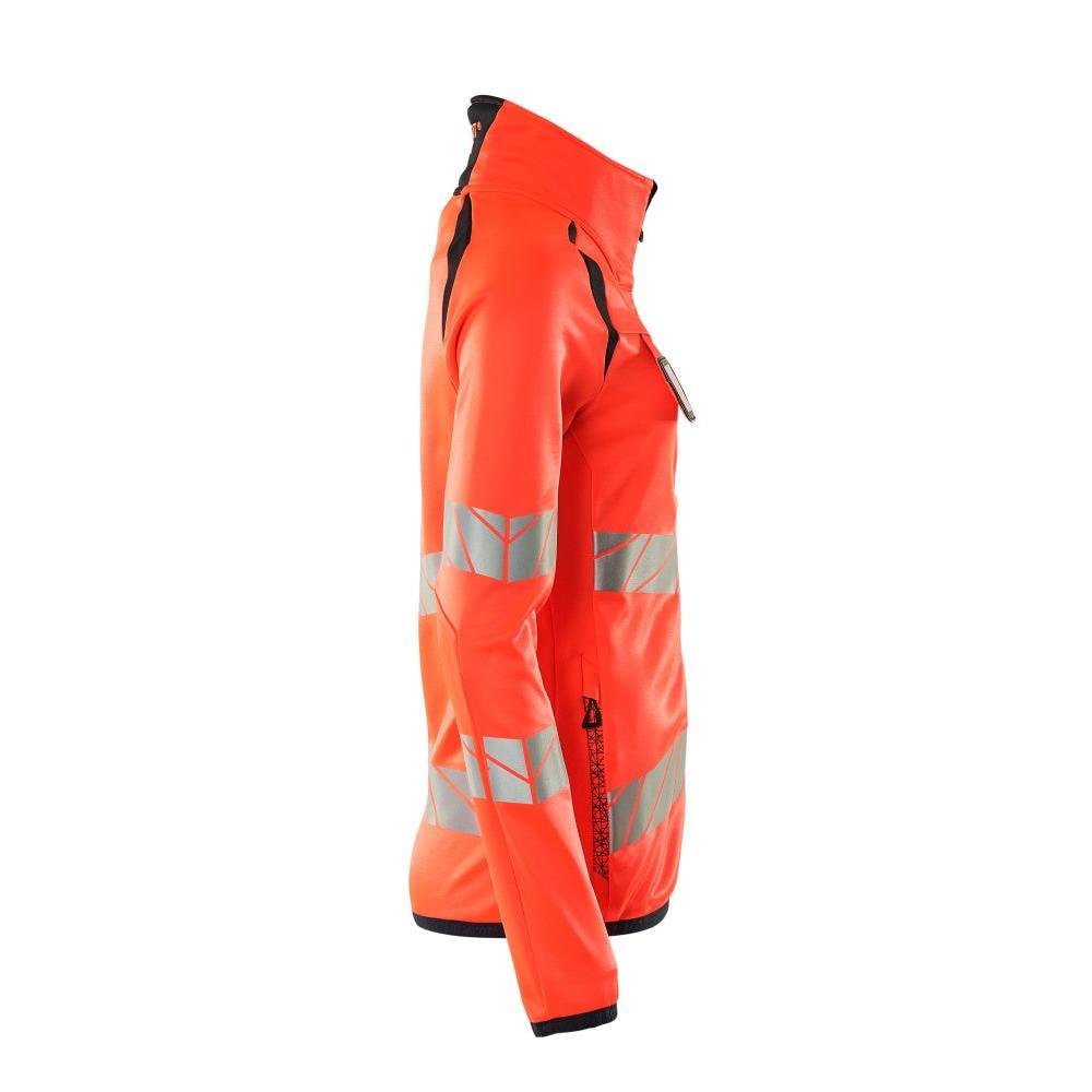 Polár pulóver cipzárral, női mikropolár kabát Multisafe