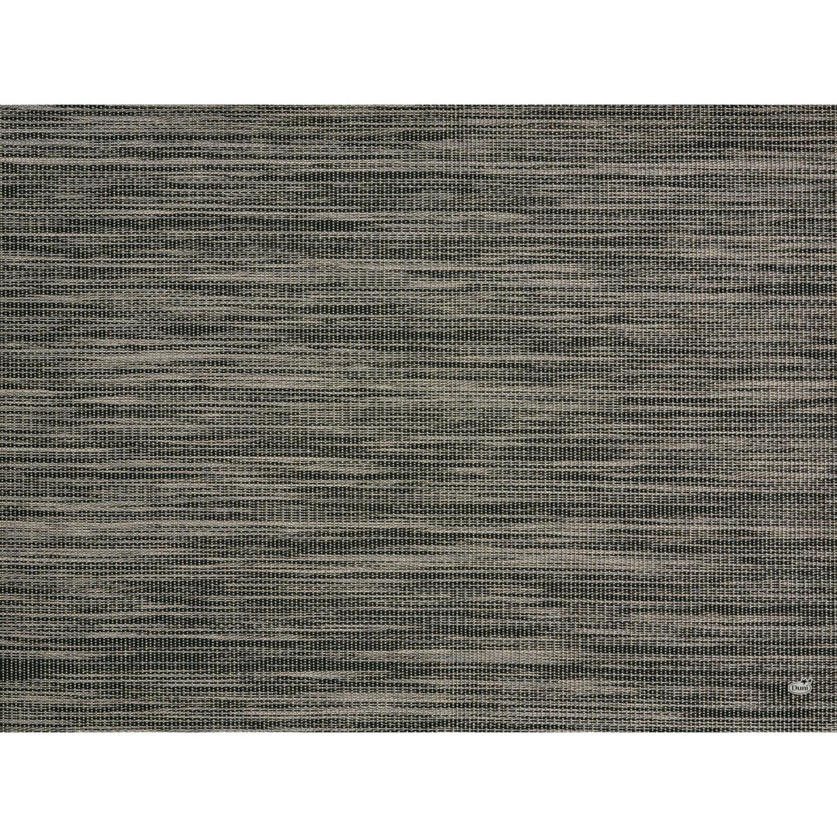 Egy közeli kép a Duni GmbH 30 x 40 cm-es papír asztalterítőjéről Charcoal Grey színben, amely szövött, texturált mintázatot mutat vízszintes bézs csíkokkal, amelyek finom 3D hatást keltenek. A csomag 250 darabot tartalmaz.