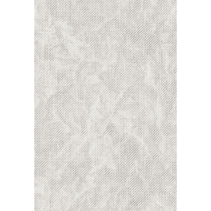 A Duni GmbH 40 x 60 cm 1/4 hajtású Dunilin szalvétáinak közeli felvétele világosszürke szerkezetű anyagot mutat, diszkrét keresztmintával és enyhe ráncokkal, amely puha, szőtt megjelenést kölcsönöz, ami tökéletes egy elegáns asztali dekorációhoz.
