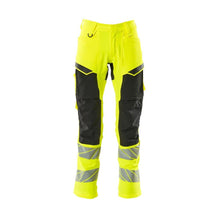 Nadrág térdzsebekkel, ULTIMATE STRETCH nadrág, hi-vis sárga/fekete