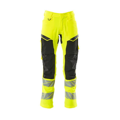 Nadrág térdzsebekkel, ULTIMATE STRETCH nadrág, hi-vis sárga/fekete