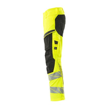 Nadrág térdzsebekkel, ULTIMATE STRETCH nadrág, hi-vis sárga/fekete