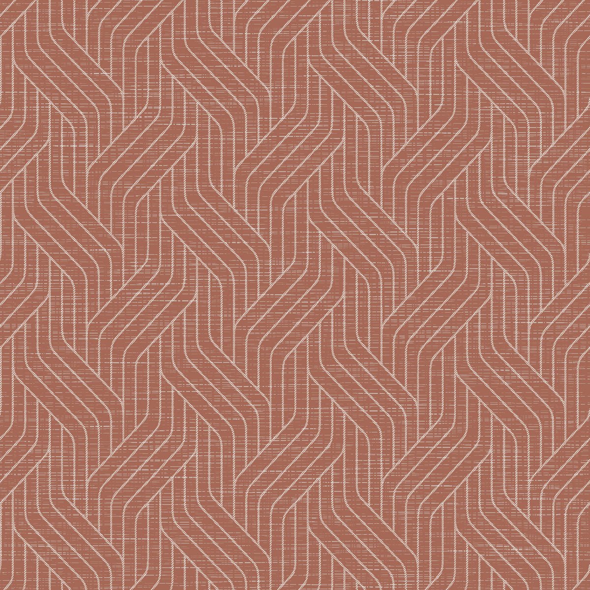 A Duni GmbH 40 x 40 cm-es 1/4 hajtású Dunisoft szalvétái ismétlődő halszálkamintát mutatnak vékony fehér V-alakú vonalakkal tompa piros alapon, ami modern, enyhén texturált megjelenést kölcsönöz a kiváló minőségű szalvétáknak.