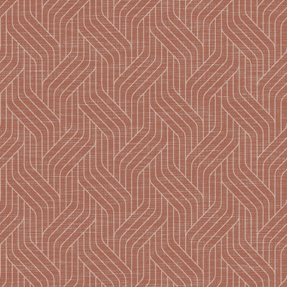 A Duni GmbH 40 x 40 cm-es 1/4 hajtású Dunisoft szalvétái ismétlődő halszálkamintát mutatnak vékony fehér V-alakú vonalakkal tompa piros alapon, ami modern, enyhén texturált megjelenést kölcsönöz a kiváló minőségű szalvétáknak.