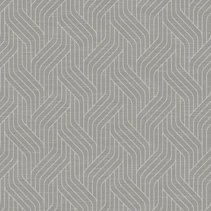 Egy folyamatos szürke, geometrikus minta összefonódó chevronokkal és vékony fehér vonalakkal szerkezetet ad - ideális a Duni GmbH 40 x 40 cm-es 1/4 hajtású Dunisoft szalvétákhoz, amelyek stílust és eleganciát hoznak minden megterített asztalra.