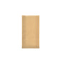 Egy kicsi, barnára festett papírzacskó (Ovenbag small Papier Braun 105x40x200) a Duni GmbH-tól a fehér háttér közepén áll. Az 1000 darabos csomagból származó, használatlan boríték le van zárva.