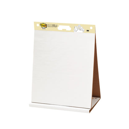 Das Post-it® Super Sticky Meeting Flipchart von 3M Deutschland GmbH (58,4 x 50,8 cm, 20 Blatt/Block, 6 Blöcke/Packung) bietet weiße Blankoblätter und einen Ständer - ideal für Meetings oder Präsentationen. 100% PEFC-zertifiziert.