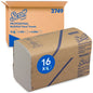 Egy csomag Scott® kéztörlő - MultiFold / Fehér a Kimberly-Clark GmbH-tól egy karton előtt látható, amelyen a márka, a termék neve és 16 csomag, egyenként 250 lap van feltüntetve.