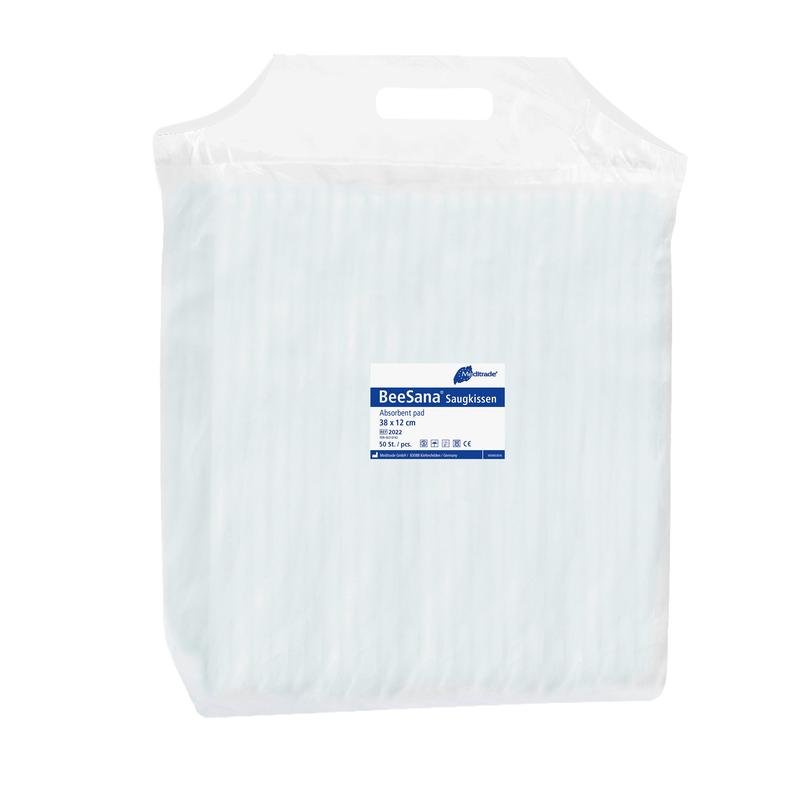 BeeSana® nedvszívó párna, 12 x 38 cm | Karton (8 csomag)