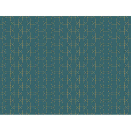 Egy teal színű háttér vékony, keresztező arany ív-vonalakkal, amelyek geometrikus, rácsszerű mintát hoznak létre - tökéletes a Duni GmbH 30x40-es Dunicel-készleteihez.