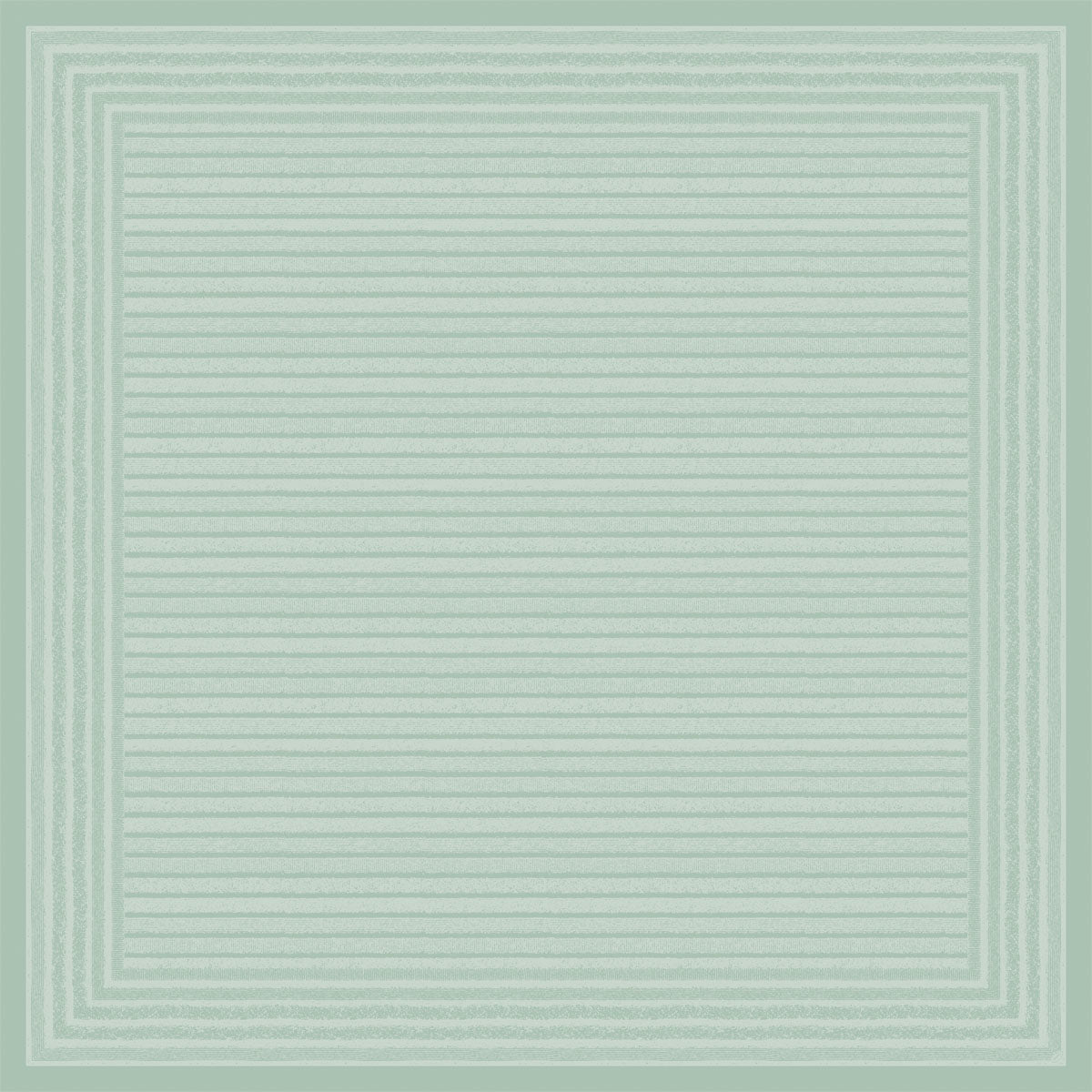 A Dunicel középső terítő 84x84 cm-es méretben, a Duni GmbH-tól, pasztellzöld, négyzet alakú mintával rendelkezik, egyenletesen elosztott vízszintes vonalakkal és réteges téglalap alakú szegélyekkel, 20 darabos csomagban kapható.