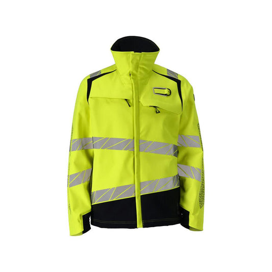 Soft Shell kabát Soft Shell kabát Multisafe, hi-vis sárga/fekete-kék