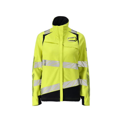 Kabát, női, ULTIMATE STRETCH munkakabát Multisafe, hi-vis sárga/fekete-kék