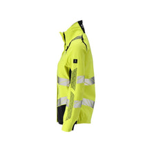Kabát, női, ULTIMATE STRETCH munkakabát Multisafe, hi-vis sárga/fekete-kék