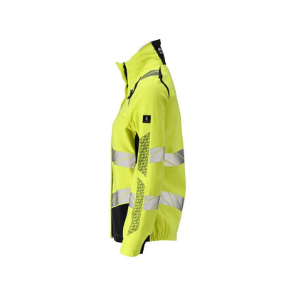 Kabát, női, ULTIMATE STRETCH munkakabát Multisafe, hi-vis sárga/fekete-kék