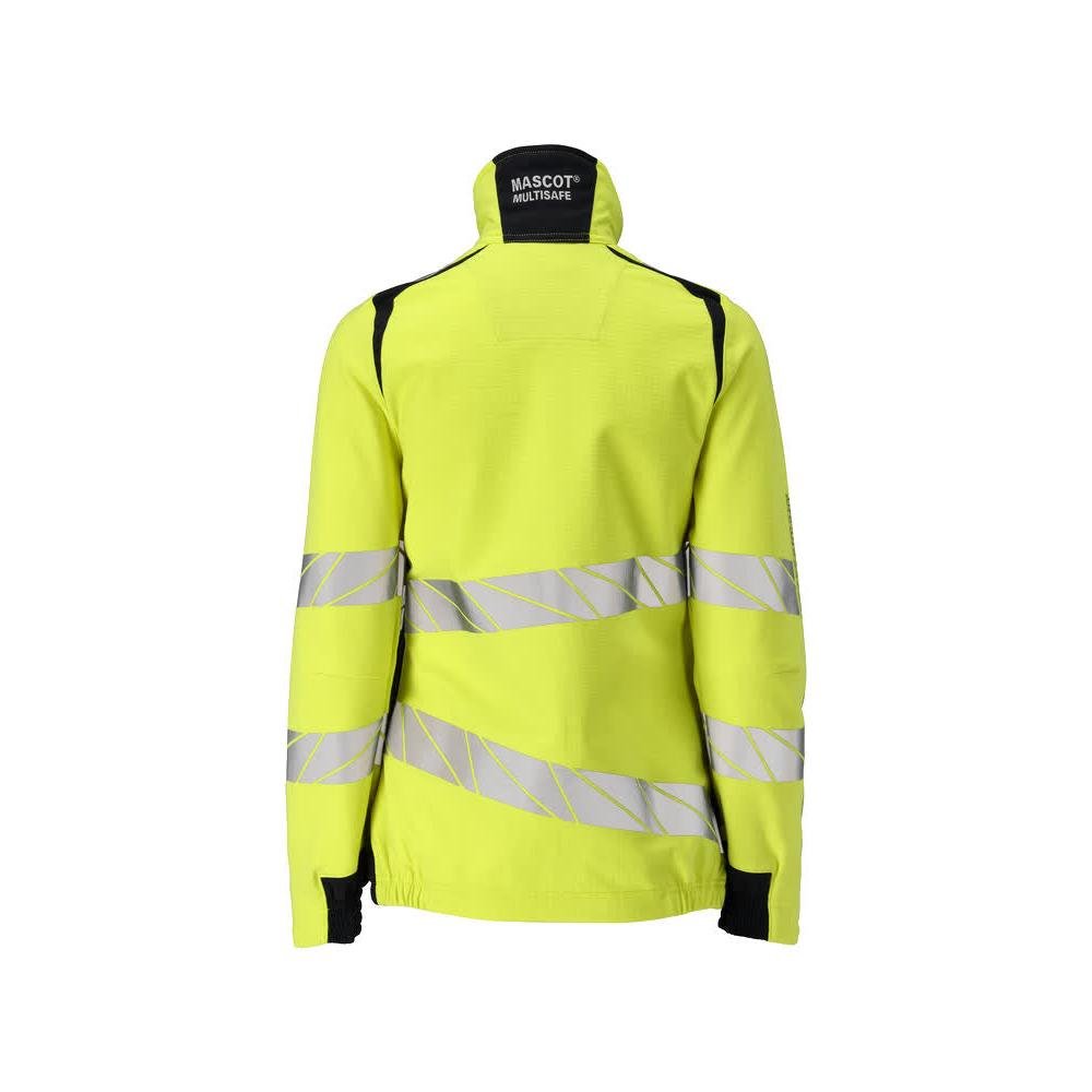Kabát, női, ULTIMATE STRETCH munkakabát Multisafe, hi-vis sárga/fekete-kék