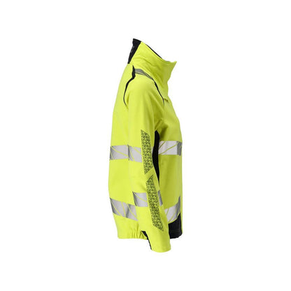 Kabát, női, ULTIMATE STRETCH munkakabát Multisafe, hi-vis sárga/fekete-kék