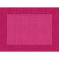 Die Bio-Dunicel-Sets 30x40 Linnea fuchsia der Duni GmbH sind hochwertige, rechteckige Tischsets in mittel- und dunkelrosa mit Kreuzschraffurmuster - perfekt für die Kombination mit biologisch abbaubaren Servietten für eine umweltfreundliche, geometrische Tischgestaltung.