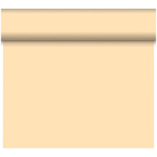 Das Bio-DC-Tete a Tete 0,4x24m von Duni GmbH wird als leere beige Schriftrolle mit einem etwas dunkleren gerollten oberen Rand dargestellt. Hergestellt aus biologisch abbaubarem Material, hat dieses umweltfreundliche Produkt keinen sichtbaren Text oder Markierungen auf weißem Hintergrund.