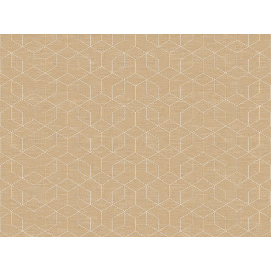 Ein beiger Hintergrund mit dezentem weißen Würfelmuster präsentiert die Bio-Dunicel-Sets 30x40 Graphics-natürliche Papiersets, Packung (100 Stück) der Duni GmbH - ideal, um umweltfreundliches Geschirr stilvoll zu präsentieren.