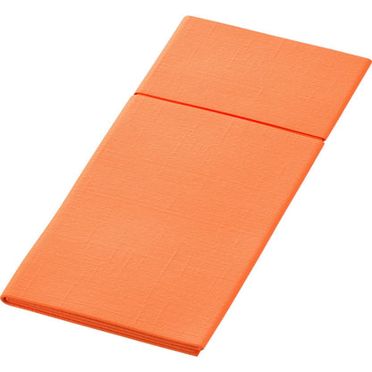 A Duni GmbH Duniletto-Slim 40x33cm egy hajtogatott, téglalap alakú, narancssárga matrac finom struktúramintával, tökéletes higiénikus alátétként vagy eldobható alátétként a további tisztaság érdekében.