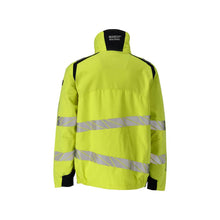 Kabát, sztreccsbetétek Multisafe munkakabát, hi-vis sárga/fekete-kék