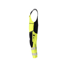 Dungarees, térdzsebek, sztreccs betétek Multisafe dungarees, hi-vis sárga/fekete-kék