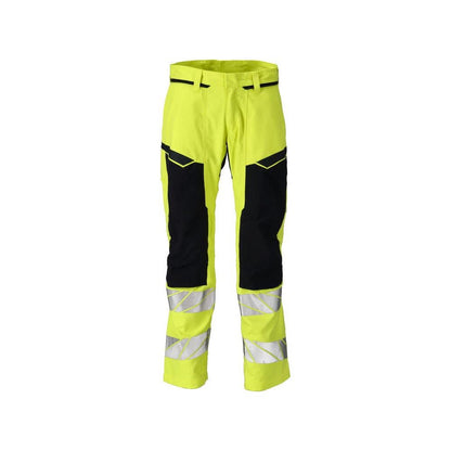 Nadrág térdzsebekkel, sztreccs betétekkel Multisafe nadrág, hi-vis sárga/fekete-kék