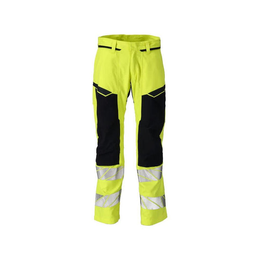Nadrág térdzsebekkel, sztreccs betétekkel Multisafe nadrág, hi-vis sárga/fekete-kék