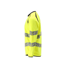 Pulóver, modern szabású Pulóver Multisafe, hi-vis sárga/fekete-kék
