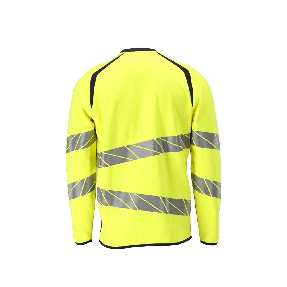 Pulóver, modern szabású Pulóver Multisafe, hi-vis sárga/fekete-kék