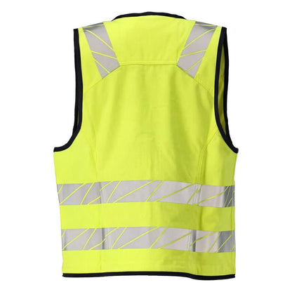 Szerszámmellény Multisafe, hi-vis sárga/fekete-kék
