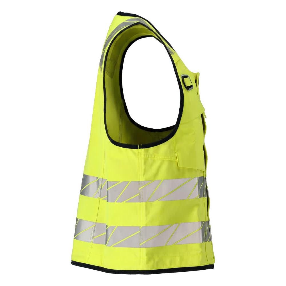 Szerszámmellény Multisafe, hi-vis sárga/fekete-kék