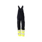 Dungarees, térdzsebek, sztreccs betétek Multisafe dungarees, fekete kék/hi-vis sárga