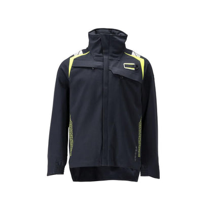 Hard Shell Jacket Jacket Multisafe, fekete kék/hi-vis sárga