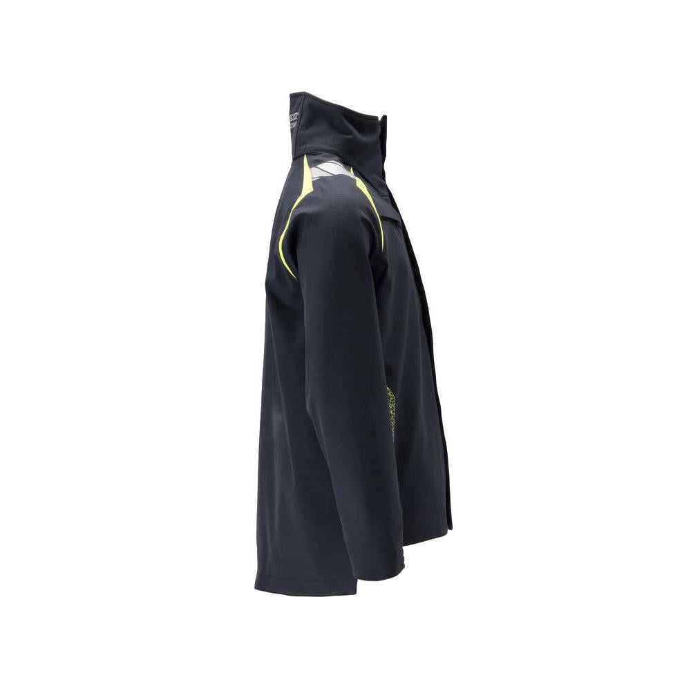 Hard Shell Jacket Jacket Multisafe, fekete kék/hi-vis sárga