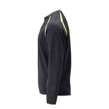 Pulóver, modern szabású Pulóver Multisafe, fekete kék/hi-vis sárga