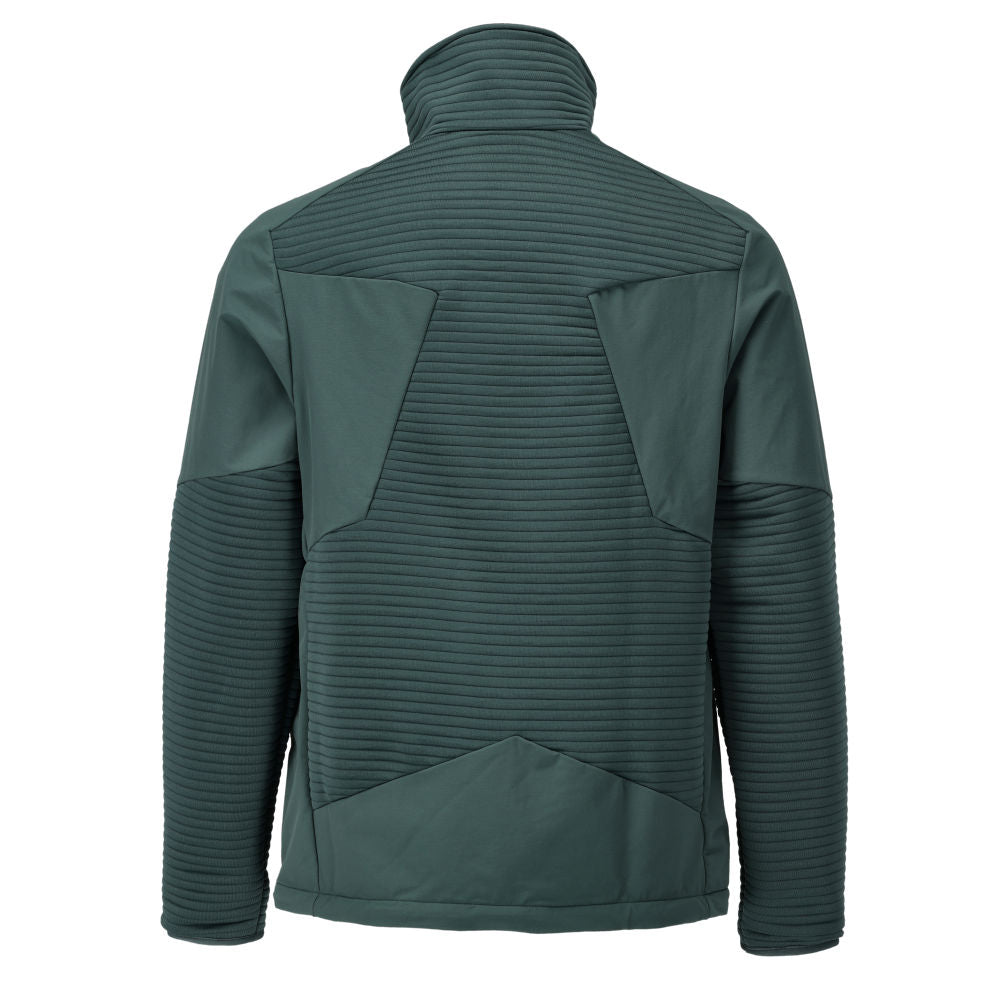 Polár pulóver, rövid cipzárral, mikropolár kabát béléssel