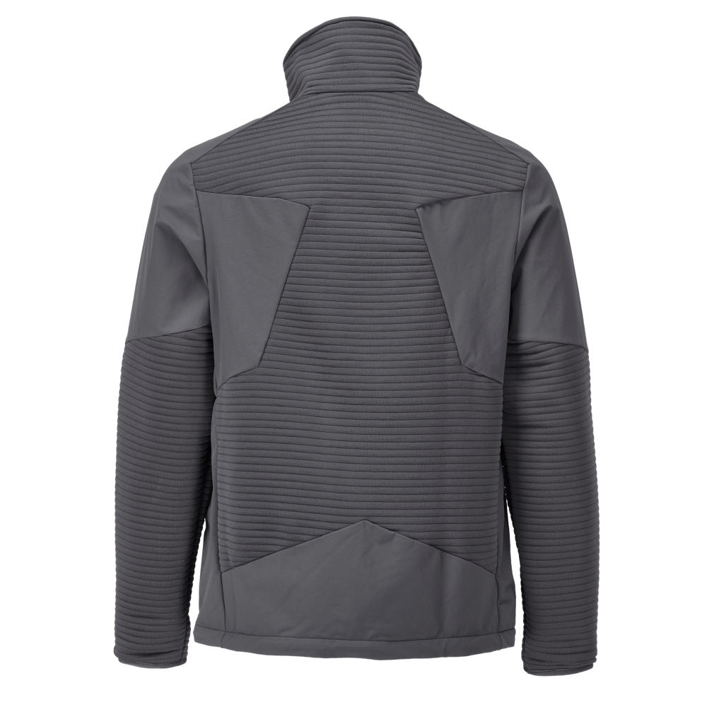 Polár pulóver, rövid cipzárral, mikropolár kabát béléssel