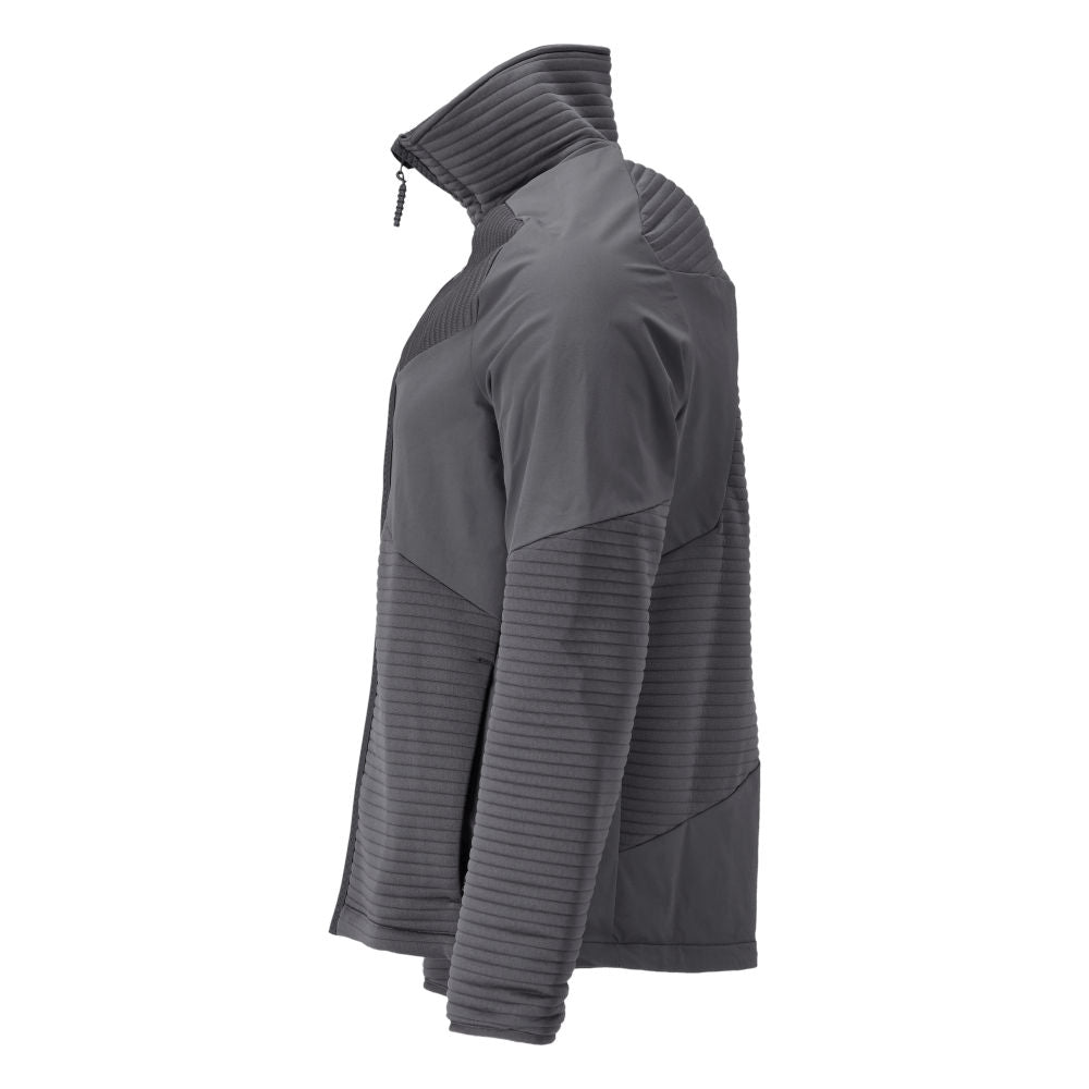 Polár pulóver cipzárral, mikropolár kabát béléssel